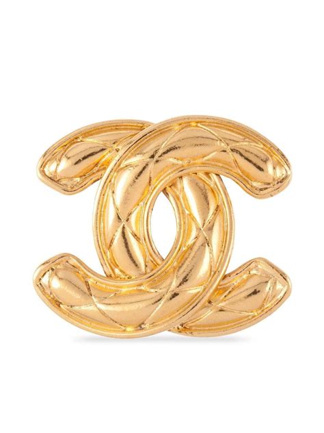 chanel mens brooch|pre owned Chanel brooch.